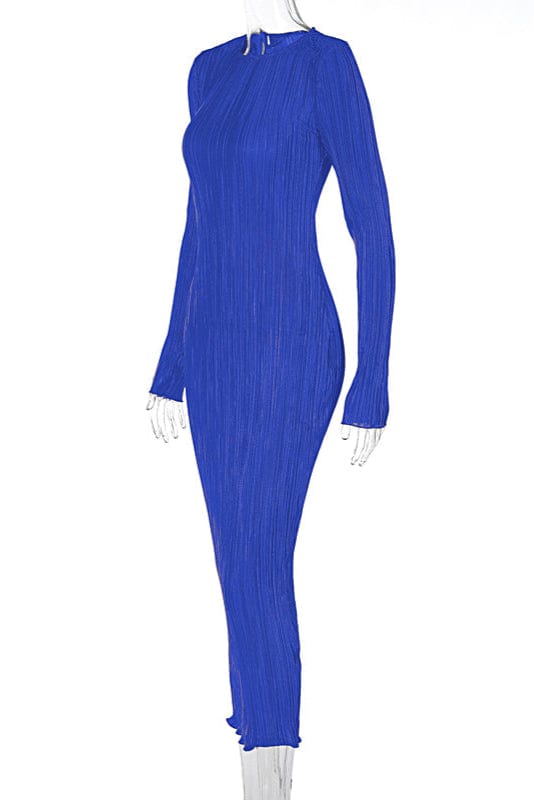 Robe Longue Bleu Roi