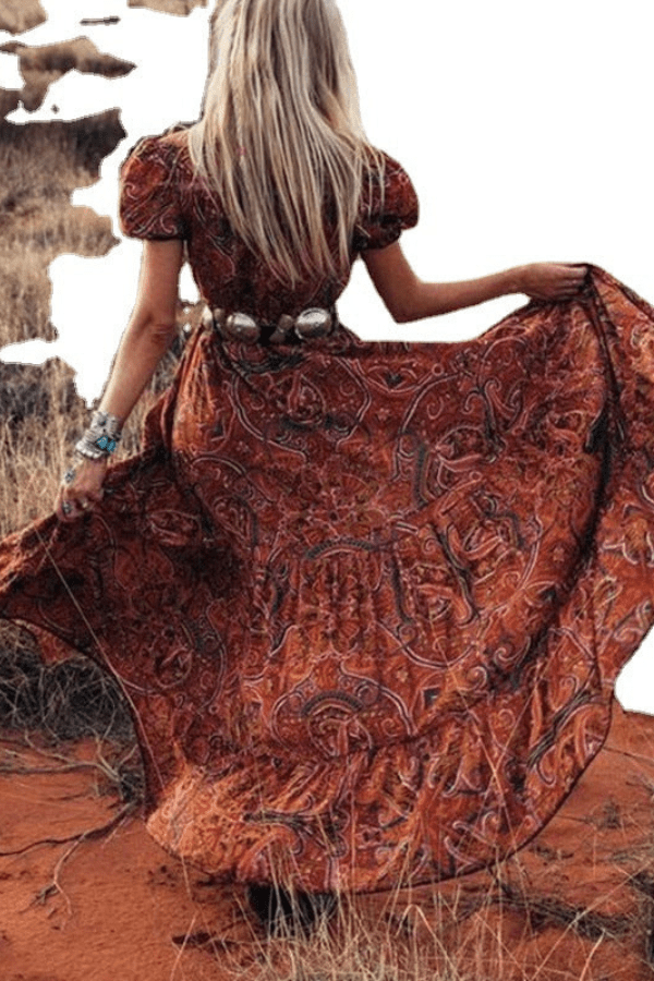 Robe Longue Boheme Fendue