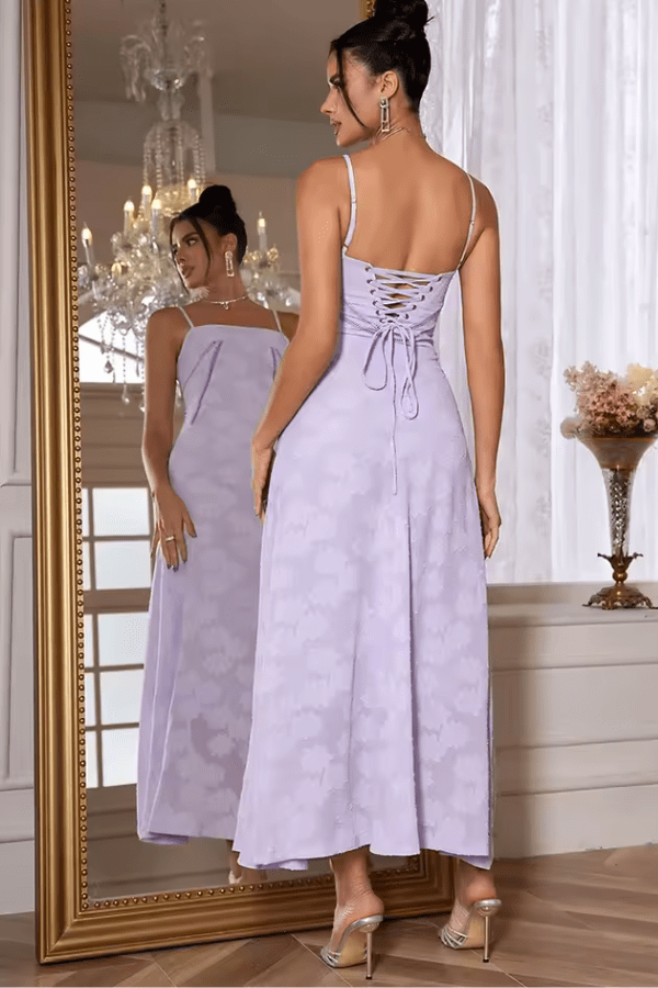 Robe Longue Lilas Demoiselle D'Honneur