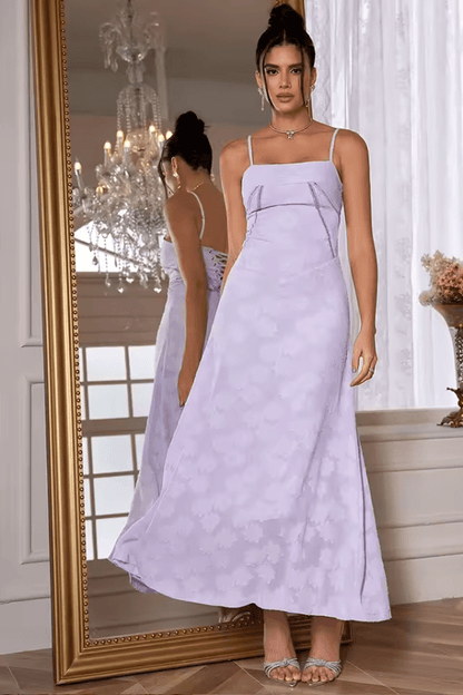 Robe Longue Lilas Demoiselle D'Honneur