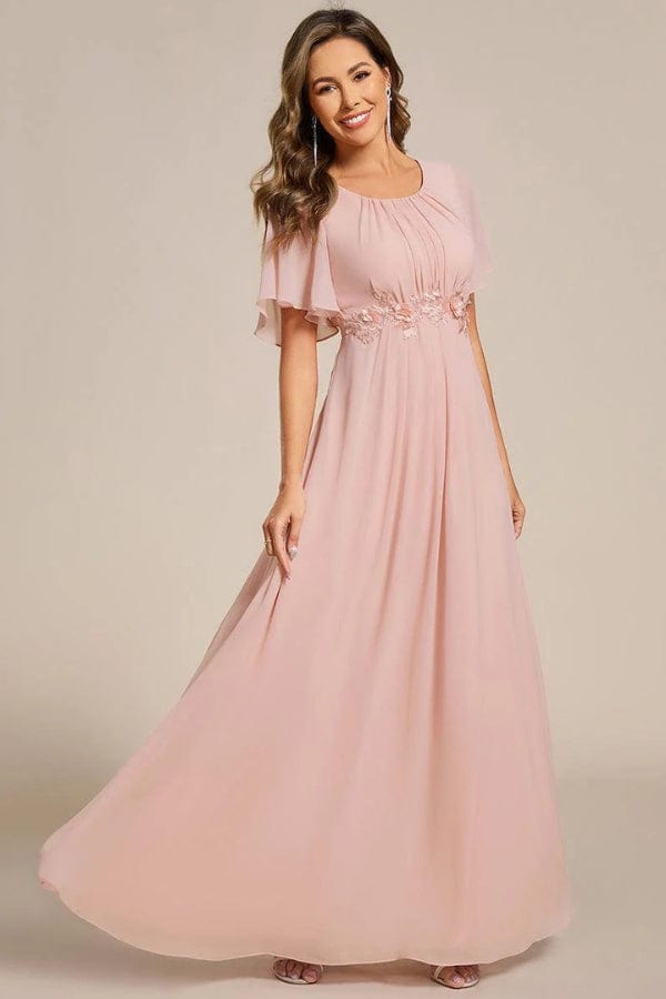 Robe Longue Rose Pale