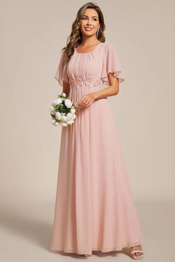 Robe Longue Rose Pale