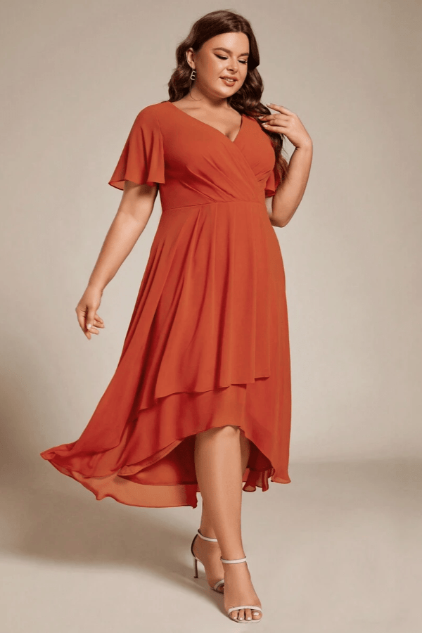 Robe Longue Terracotta Grande Taille