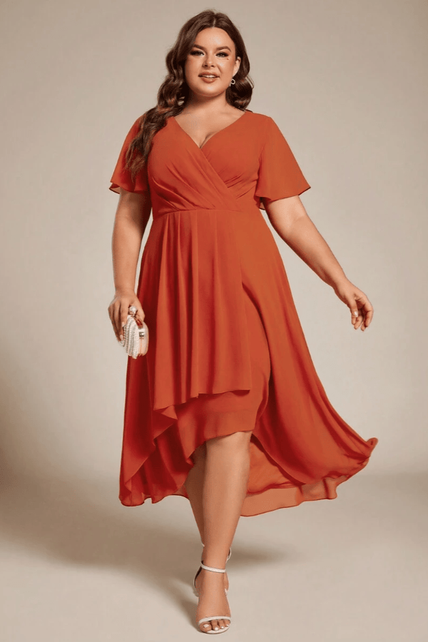 Robe Longue Terracotta Grande Taille