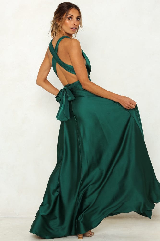 Robe Longue Vert Sapin