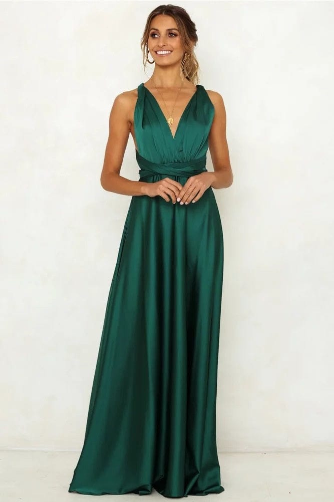 Robe Longue Vert Sapin