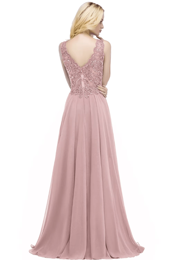 Robe Mariage Civil Rose Poudré