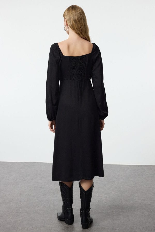 Robe Midi Fendue