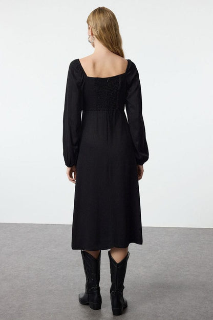 Robe Midi Fendue