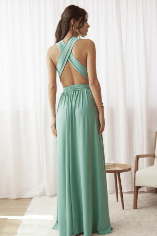 Robe Multiposition Vert Sauge