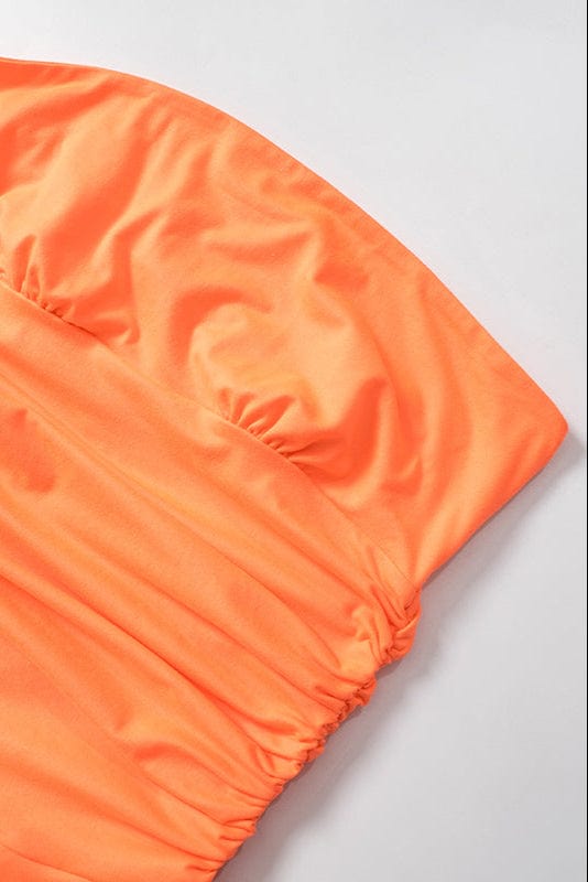 Robe Orange Courte