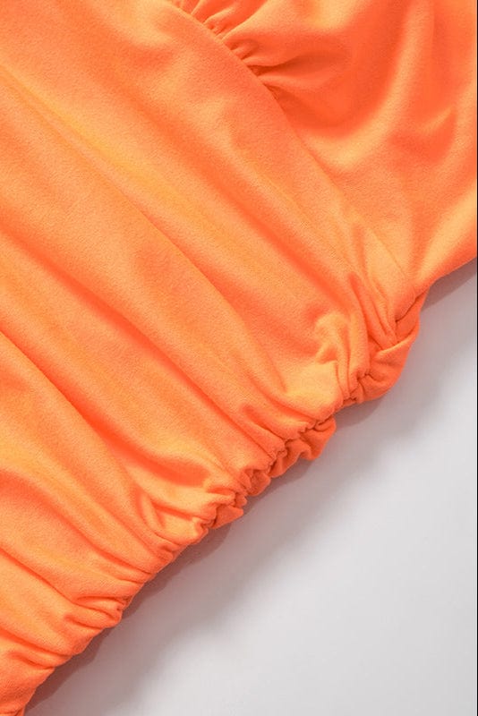 Robe Orange Courte