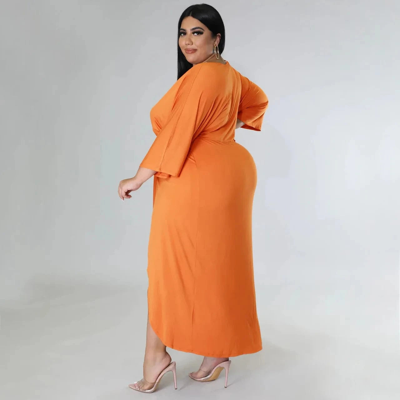 Robe Orange Grande Taille