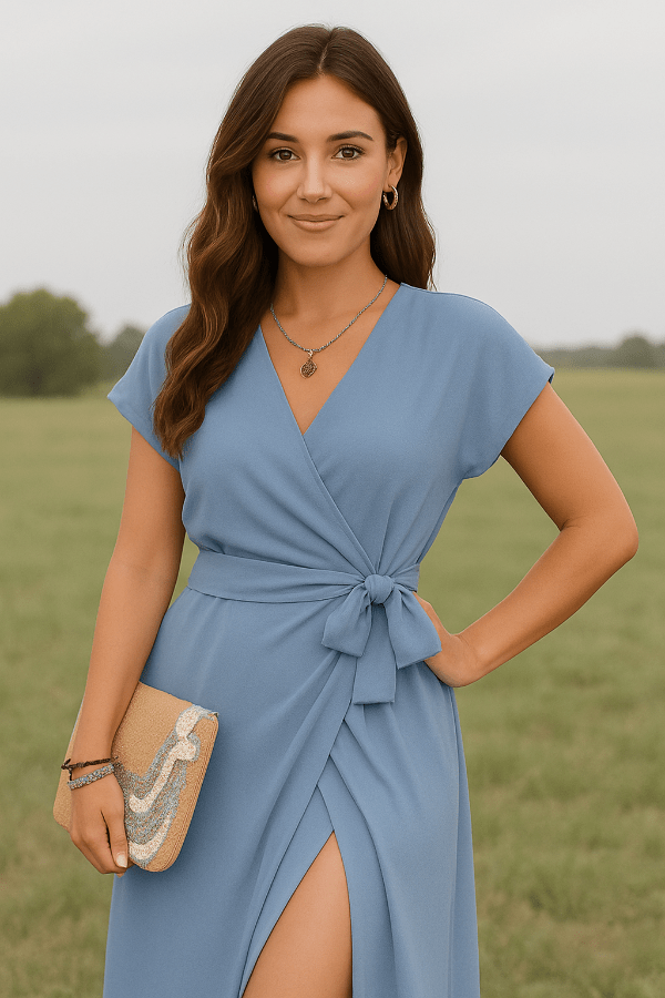 Robe Portefeuille Demoiselle D'Honneur