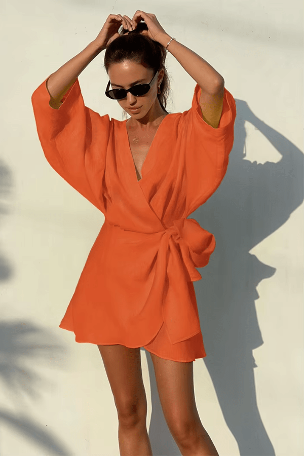 Robe Portefeuille Orange