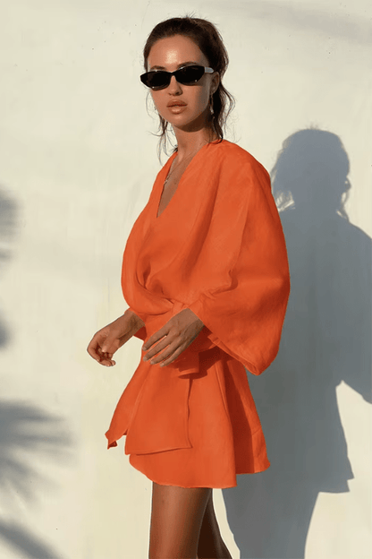 Robe Portefeuille Orange