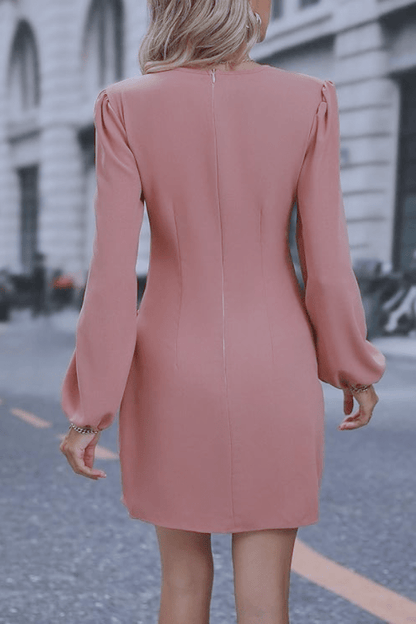 Robe Portefeuille Vieux Rose