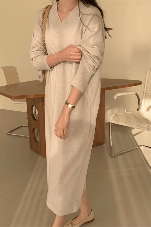 Robe Pull Beige