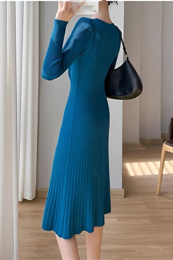 Robe Pull Bleu Canard