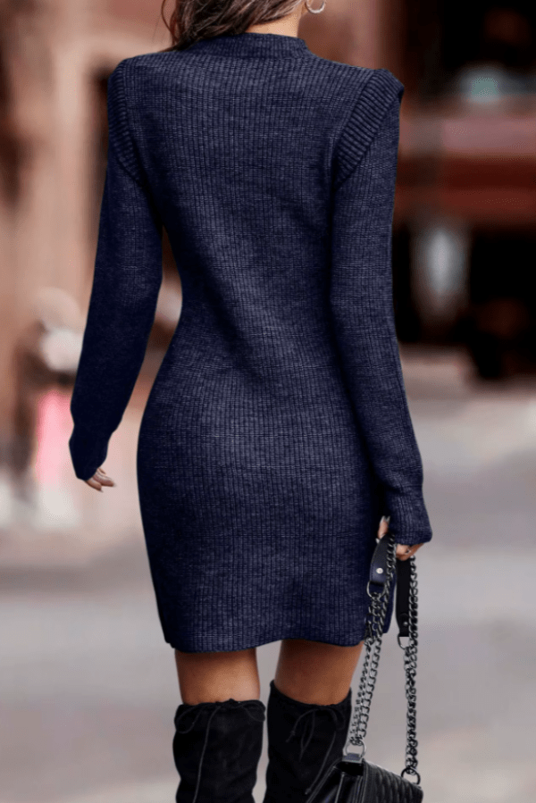 Robe Pull Bleu Marine