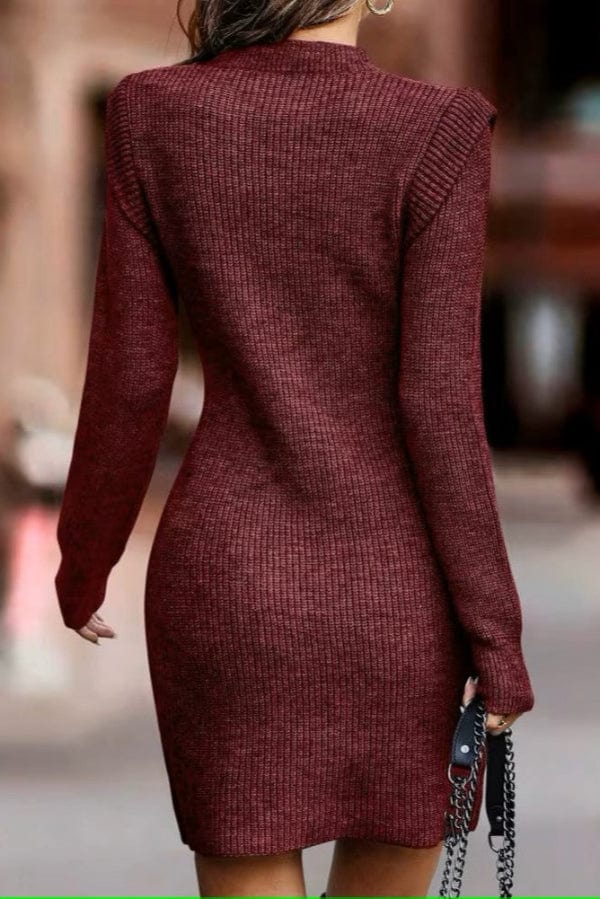 Robe Pull Bordeaux