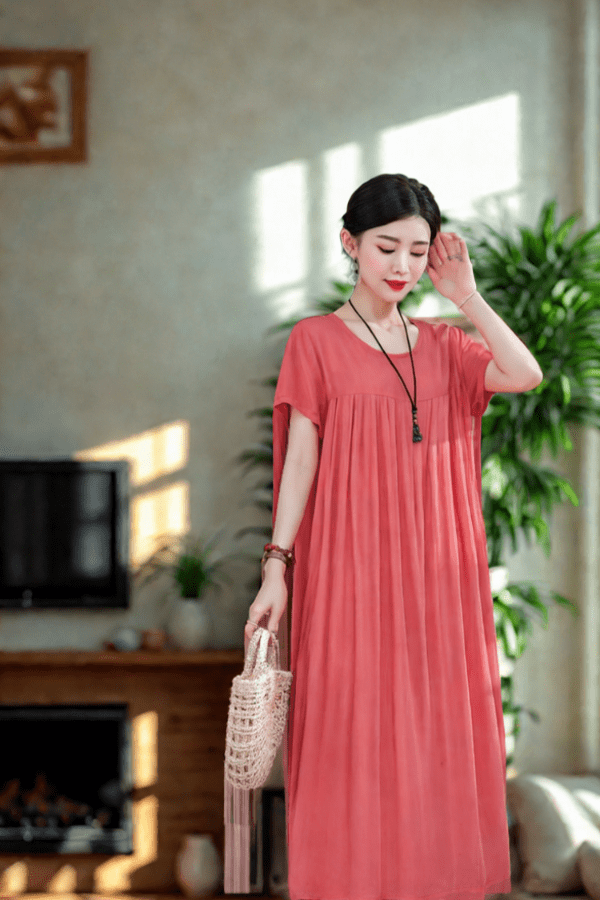 Robe Rose Corail