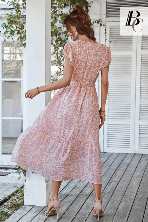 Robe Rose Poudré Boheme
