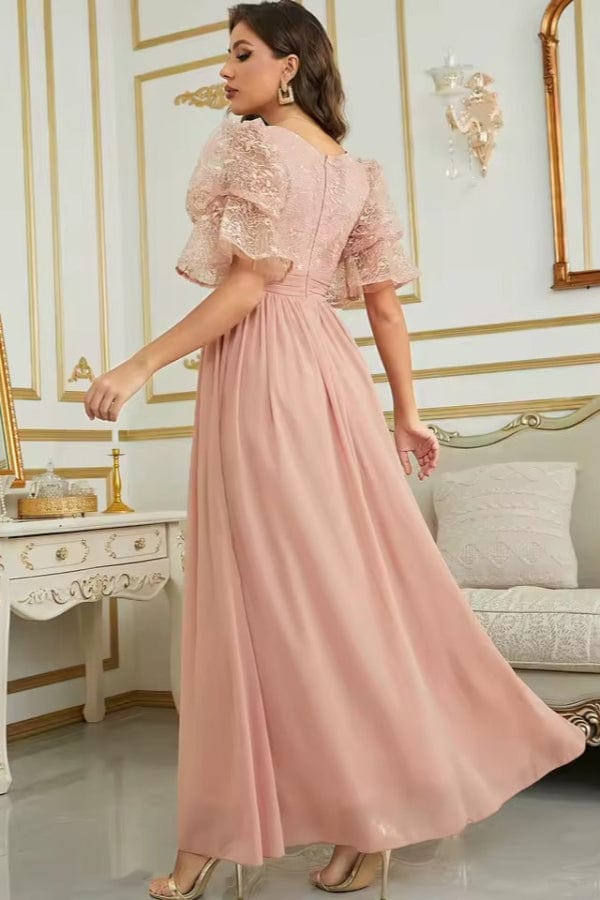 Robe Rose Poudré Chic
