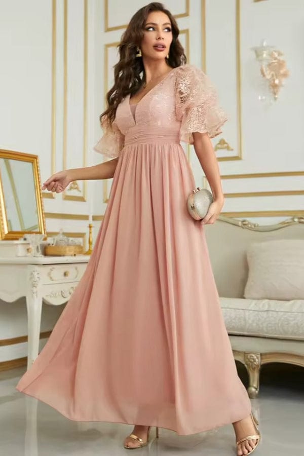Robe Rose Poudré Chic