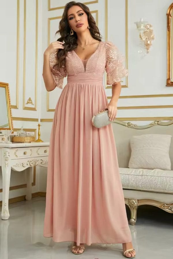 Robe Rose Poudré Chic