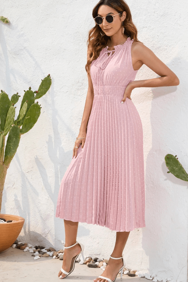 Robe Rose Poudrée Pour Mariage Invité