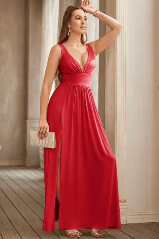 Robe Rouge Longue