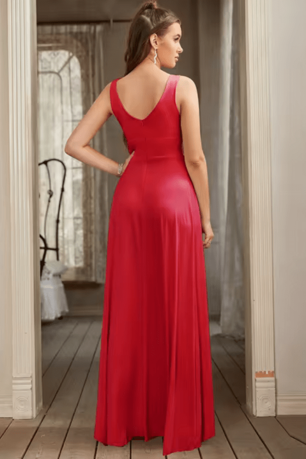Robe Rouge Longue