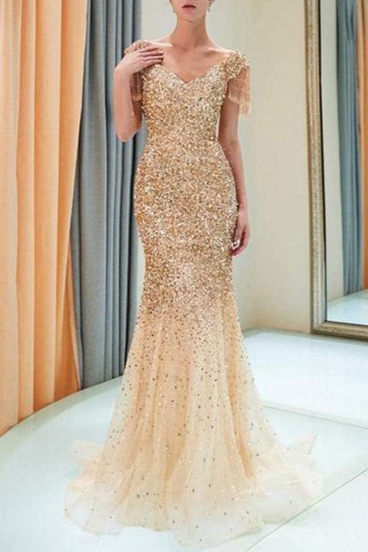 Robe Sirene Champagne