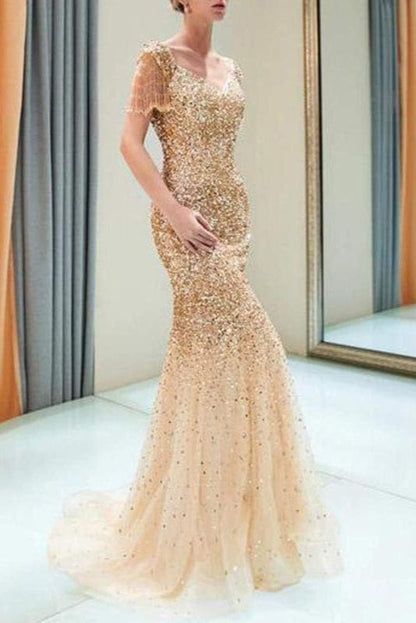 Robe Sirene Champagne