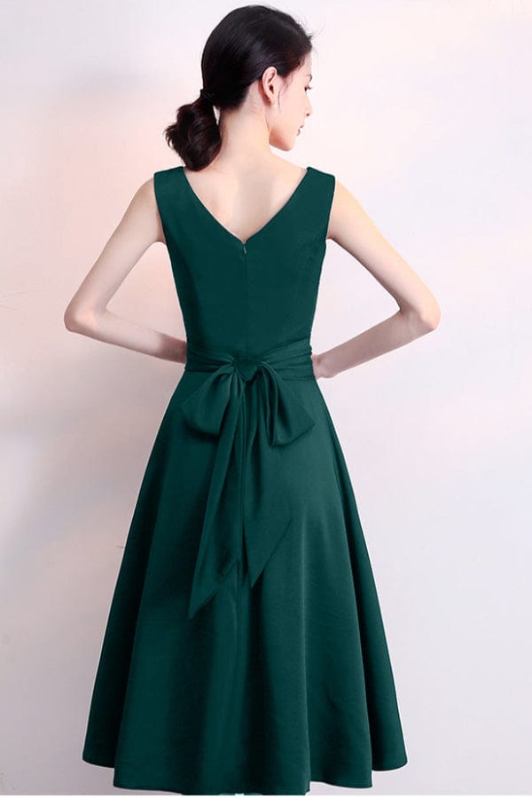 Robe Vert Émeraude Courte