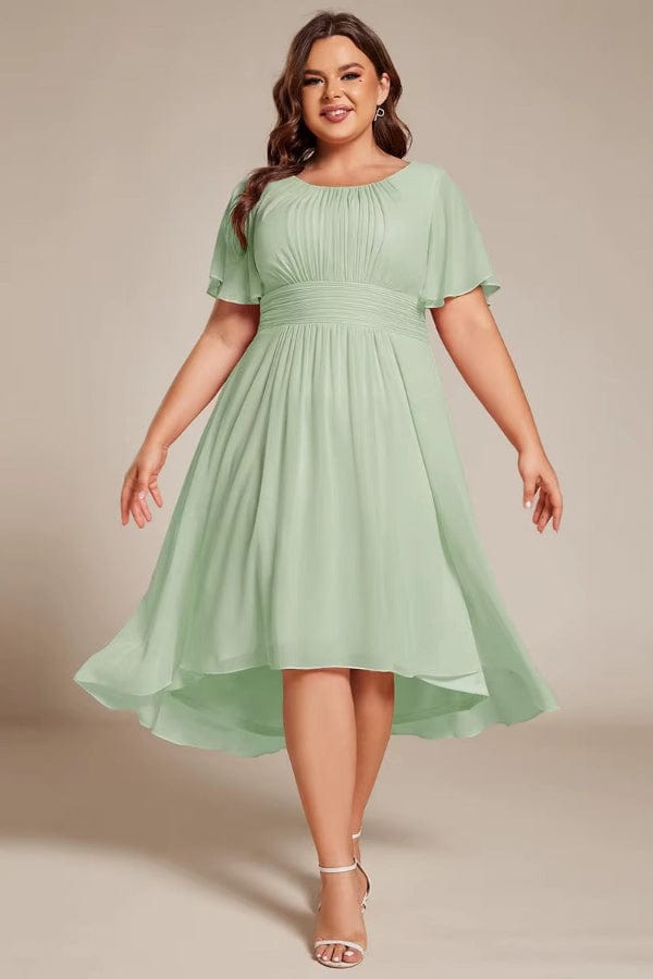 Robe Vert Sauge Grande Taille