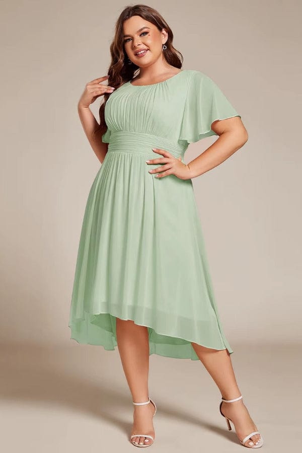 Robe Vert Sauge Grande Taille