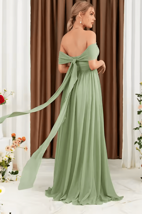 Robe Vert Sauge Poudré