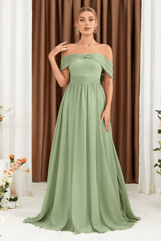 Robe Vert Sauge Poudré