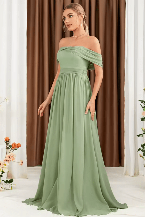 Robe Vert Sauge Poudré