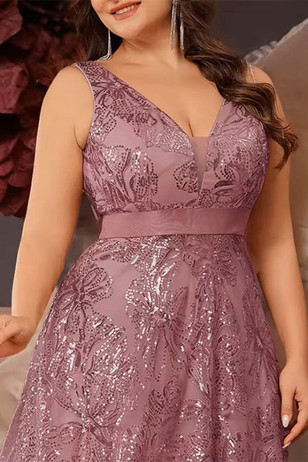 Robe Vieux Rose Grande Taille