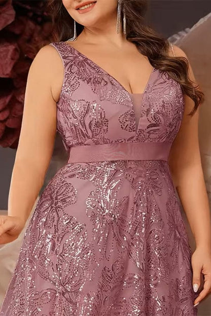Robe Vieux Rose Grande Taille