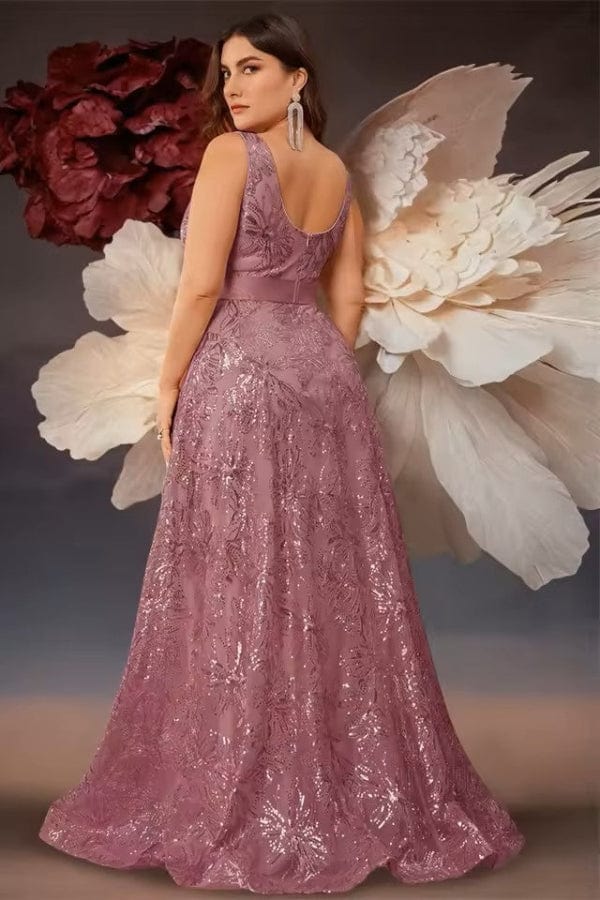 Robe Vieux Rose Grande Taille