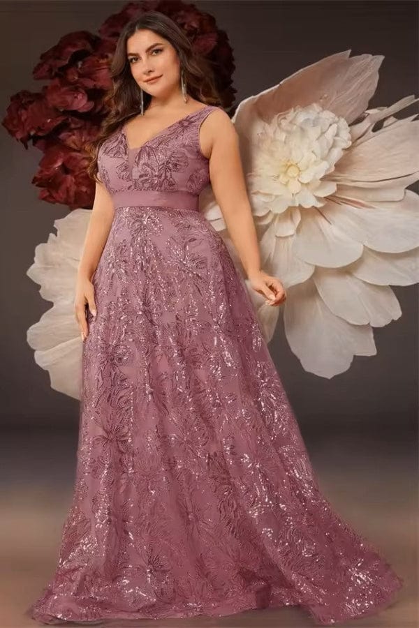 Robe Vieux Rose Grande Taille