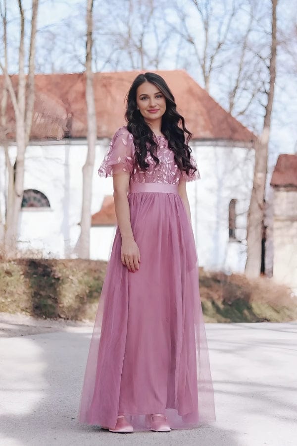 Robe Vieux Rose Pas Cher