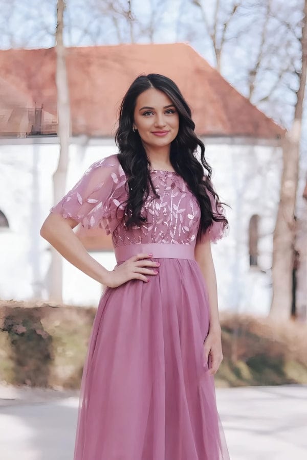 Robe Vieux Rose Pas Cher